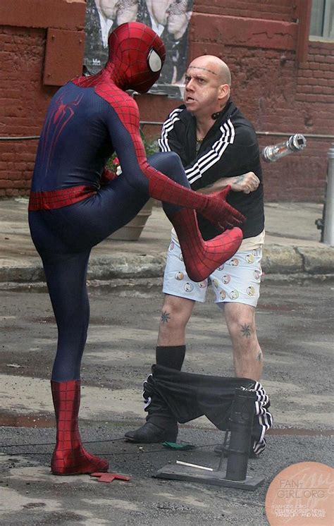 Amazing Spiderman 2 Movie On Set Photos Watch An Epic New Fight Scene