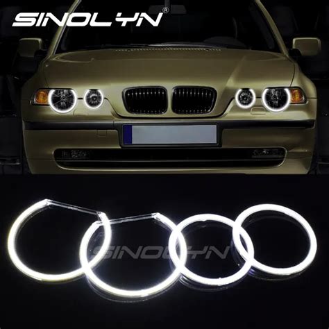 Cob Led Angel Eyes Halo Rings Kit For Bmw E90 E91 E83 X3 E46 Ti Td Compact Non Projector