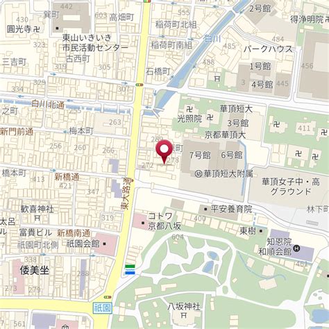 京都府京都市東山区東大路古門前下る松原町 の地図 Mapfan