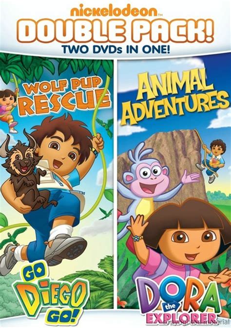 Go Diego Go!: Wolf Pup Rescue / Dora The Explorer: Animal Adventure (Double Feature) (DVD) | DVD ...