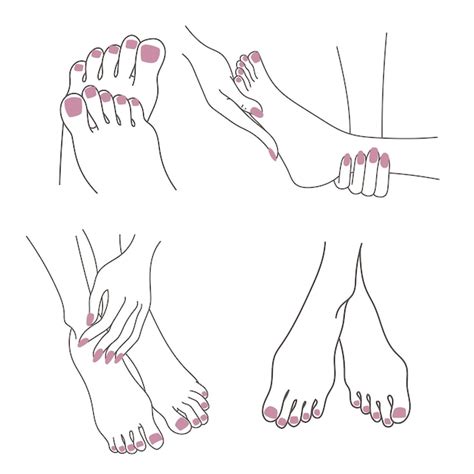 Premium Vector Woman Feet Care Illustration