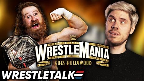 11 Adam Blampied Pitches For Wwe Wrestlemania 39 Wrestletalk Youtube