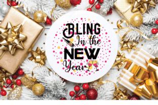 Bling In The New Year Svg Graphic By BLACK BRAND Creative Fabrica