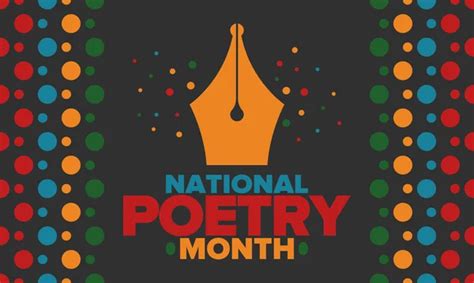 National Poetry Month In April Poetry Festival In The United States