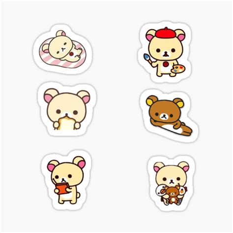 Rilakkuma Stickers | Redbubble