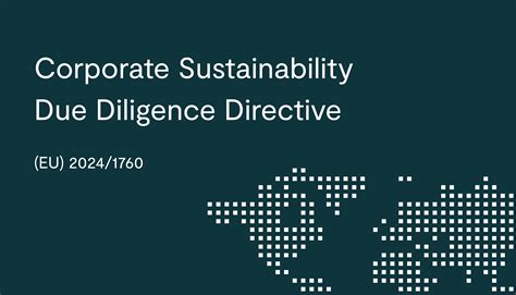 Corporate Sustainability Due Diligence Directive EU 2024 1760 BCome