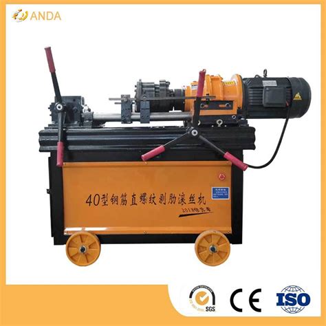 CNC Steel Rebar Threaded Roller Screw Bolt Pipe Threading Machines