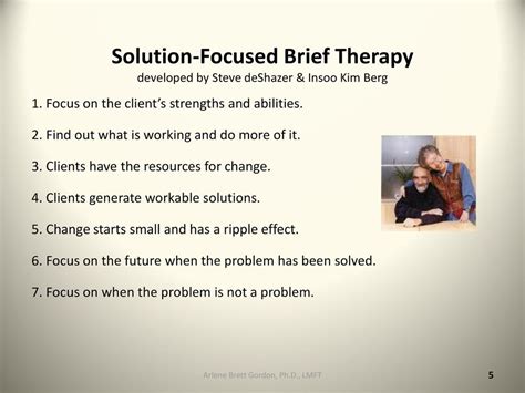 Advanced Solution Focused Brief Therapy Ppt Download Solution