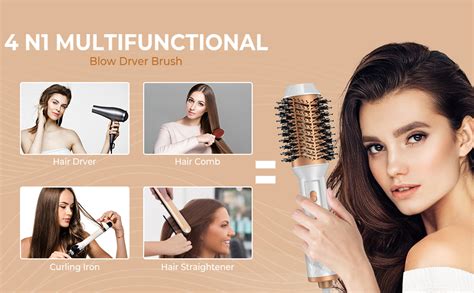 In Negative Ion Hot Air Styler For Drying Hair Dryer Brush Hot Air Brush In One One Step
