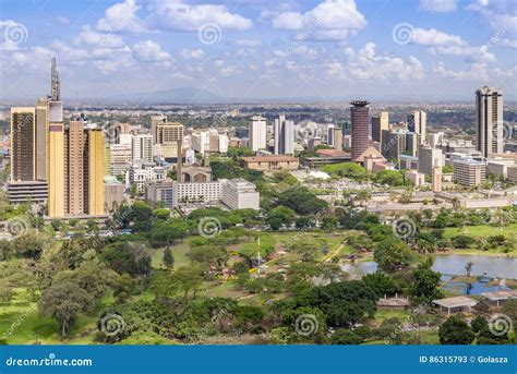 Nairobi Cityscape - Capital City of Kenya Stock Image - Image of center, east: 86315793