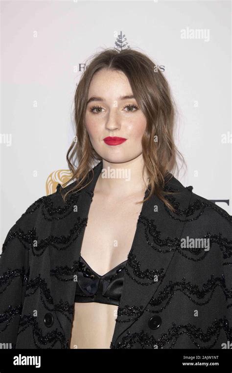 January 4 2020 Los Angeles California Usa Kaitlyn Dever Attends The 2020 Bafta Tea Party At