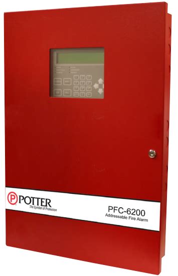 Potter Pfc Fire Alarm Control Panel User Manual