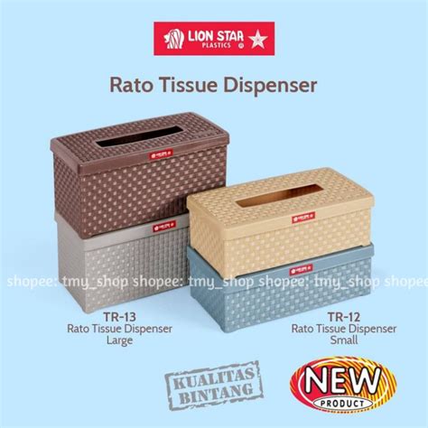 Jual Kotak Tisu Lion Star Tempat Tisu Box Tutup Plastik Tebal Tr Tr