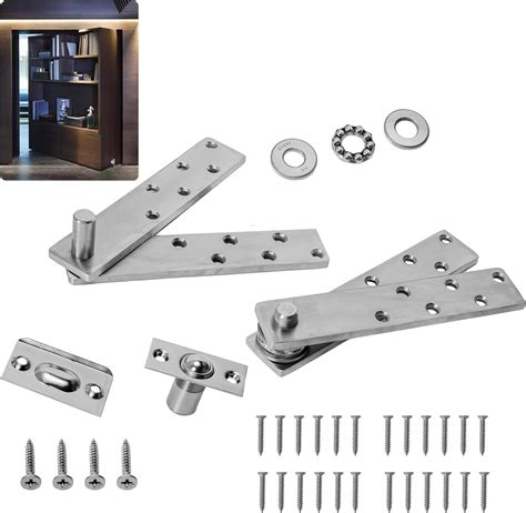 Door Pivot Hinges With Rolling Steel Ball 360 Degree Rotation Heavy Duty Hinges For Max 100kg