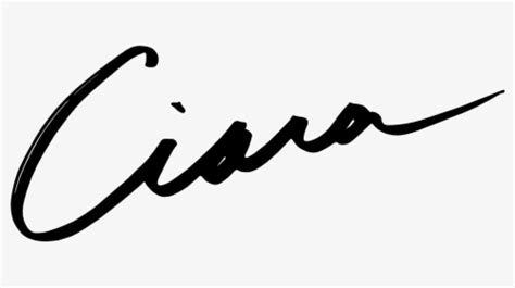 Ciara, Signature, And Owa Image - Ciara Logo, HD Png Download - kindpng