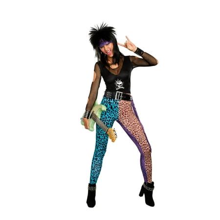 Dreamgirl Women's Hair Band 80's Rock Costume Set - Walmart.com