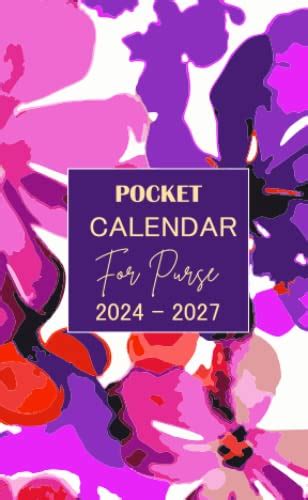 Pocket Calendar 2024 2027 For Purse 3 Year Pocket Calendar 2024 2027