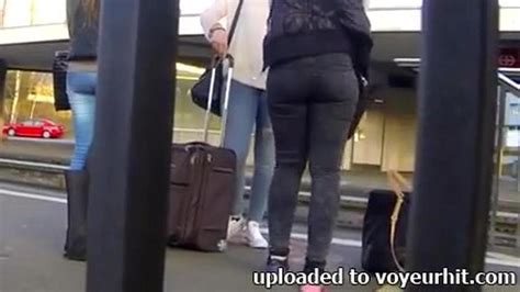 Candid Teen Ass In Black Tight Jeans Tnaflix