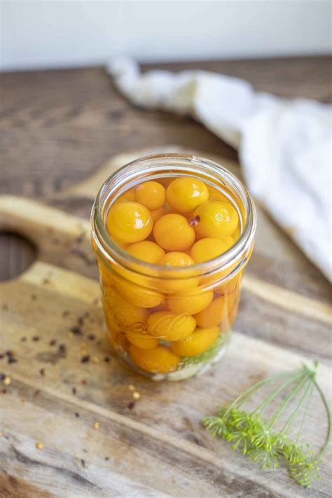 Quick Pickled Cherry Tomatoes Recipe A Blossoming Life