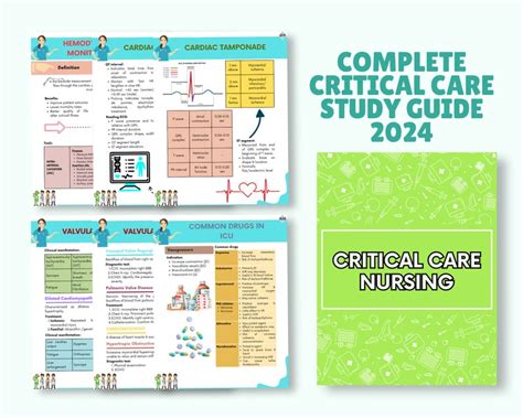 Critical Care Nursing Edition Icu Study Guide Med Surg Nursing