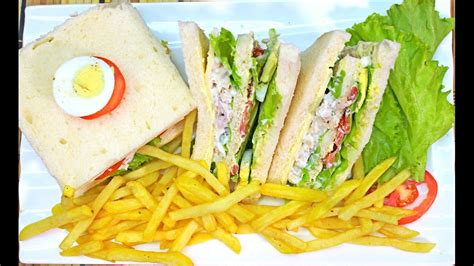 Club Sandwich Recipe Youtube