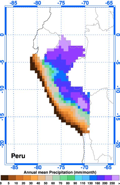 Peru Map Climate