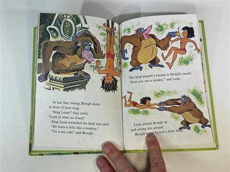 1974 the Jungle Book Hardcover Book Walt - Etsy