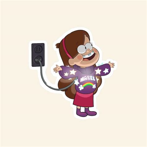 Gravity Falls Vinyl Sticker Decal Mabel Pines Depop