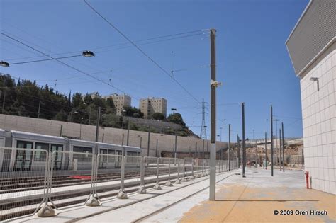 Jerusalem Light Rail French Hill Depot | Oren's Transit Page