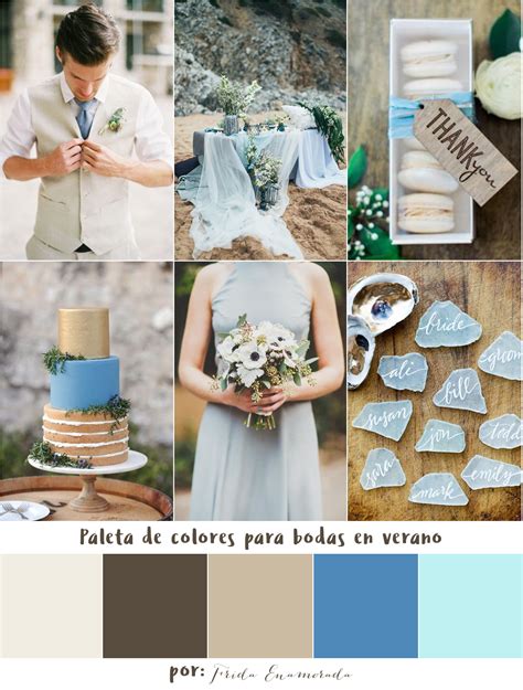 Paletas De Colores Para Bodas En Verano Frida Enamorada