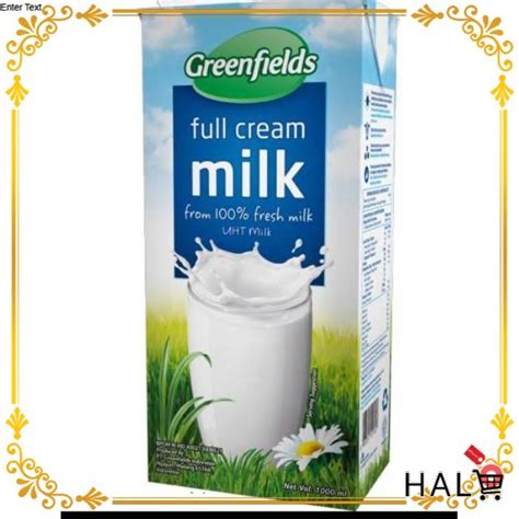 Jual Greenfield UHT Full Cream 1000 ML Shopee Indonesia