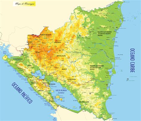 Mapa De Nicaragua Mapas Mapamapas Mapa Porn Sex Picture The