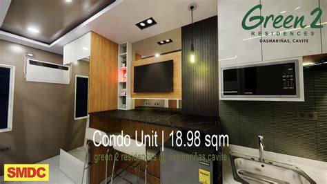 Condo Unit SMDC Green 2 Residence Studio Type 19 Sqm YouTube