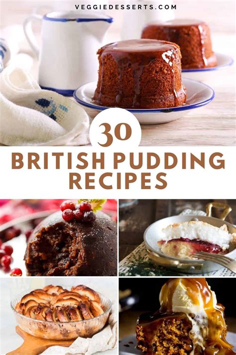 Traditional British Puddings - Veggie Desserts