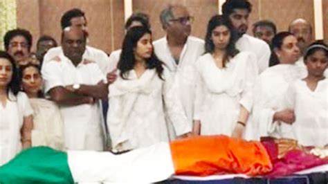 Arjun Kapoor Mother Funeral Sridevi