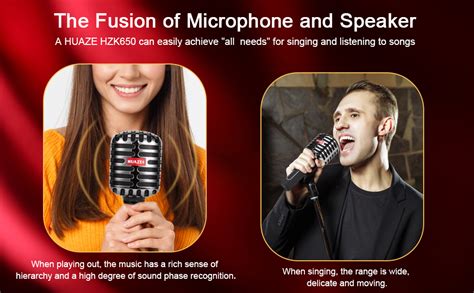 Amazon HUAZE Wireless Karaoke Microphone Portable Handheld Karaoke