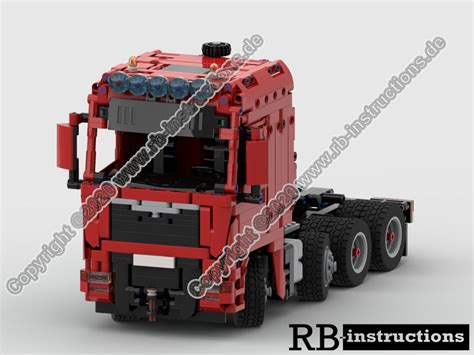 LEGO MOC Heavy duty truck TGX 8x4/4 SLT by RB-instructions ...