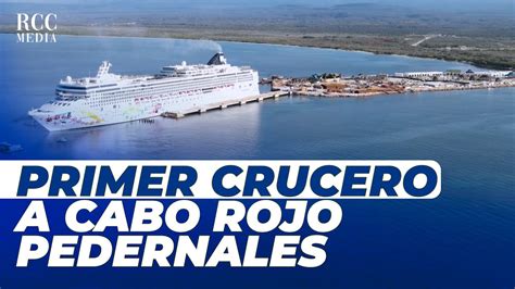 PRIMERAS IMÁGENES DE LA LLEGADA DEL PRIMER CRUCERO A CABO ROJO