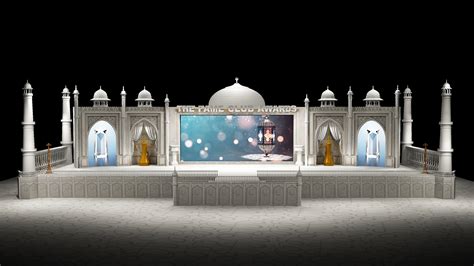 Stage Design Taj Mahal Theme On Behance