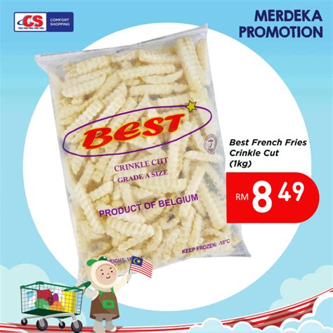 Buy Best French Fries Crinkle Cut Kg For Only Rm Pasaraya Cs