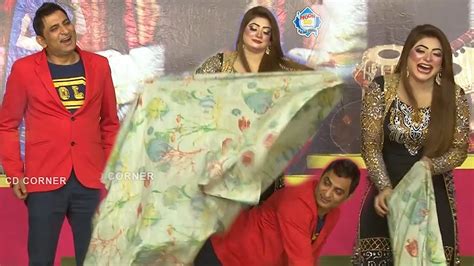 Amjad Rana With Nida Khan And Zulfi Comedy Clip Stage Drama