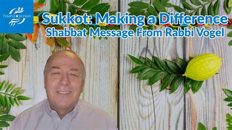 Sukkot Making A Difference YouTube