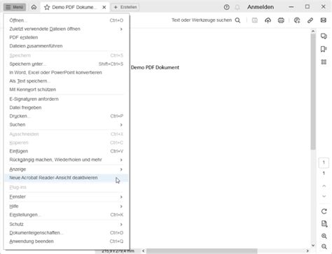 Adobe Acrobat Reader Werkzeugleiste Cloud Funktionen Deaktivieren