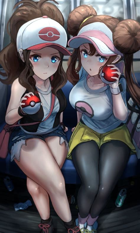 Hilda And Rosa One The Battle Subway R Pokegals