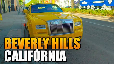 Beverly Hills Rua Mais Chique De Los Angeles E As Mans Es Dos Famosos