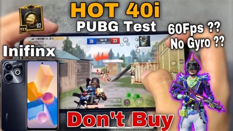 Infinix HOT 40i Pubg Test 2024 Hot 40i 8 256GB Hot 40i Pubg Ghrapics Test YouTube