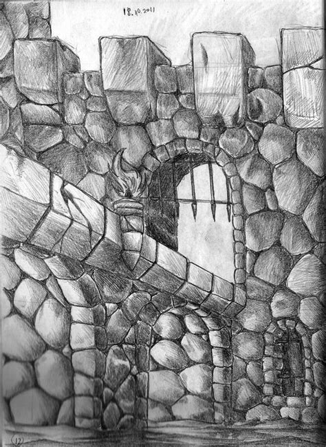 Castle Wall By S0lar1x On Deviantart