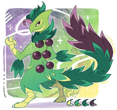 Sceptilearboliva Fusion By Ouroborotter On Deviantart