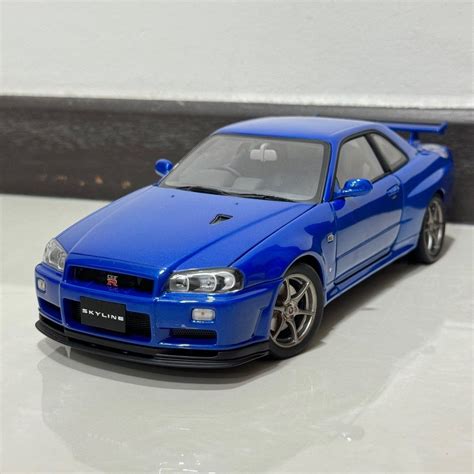 Autoart Nissan Skyline Gt R R V Spec Ii Bayside Blue Hobbies