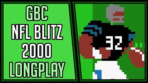 NFL Blitz 2000 Arcade Season Bonus GBC Longplay Walkthrough